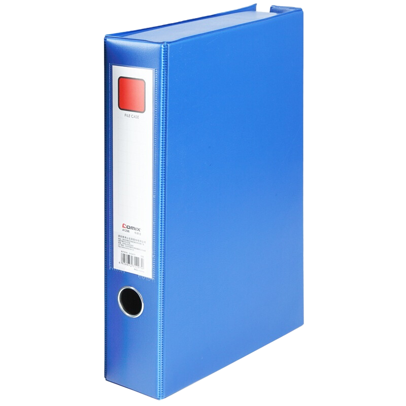 COMIX 35mm Archive Box A4 File Box Magnetic Buckle Document Box Blue Office Supplies A1296