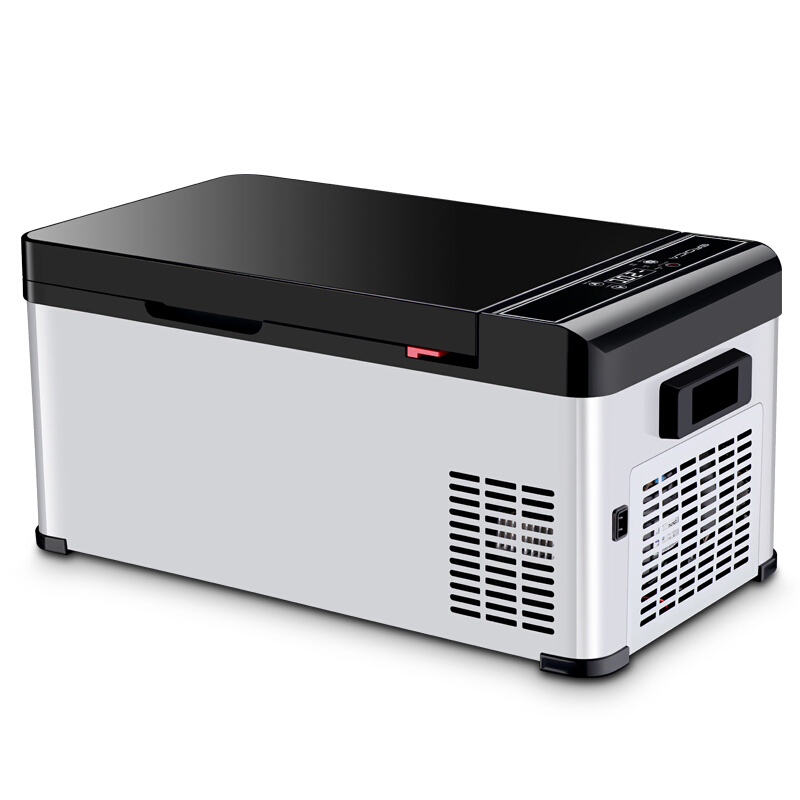 QIXUAN Q18 Car Refrigerator, Mini Fridge with Compressor Cooling, Freezing And Refrigeration Capabilities, Can Form Ice, Outdoor And Home Appliance