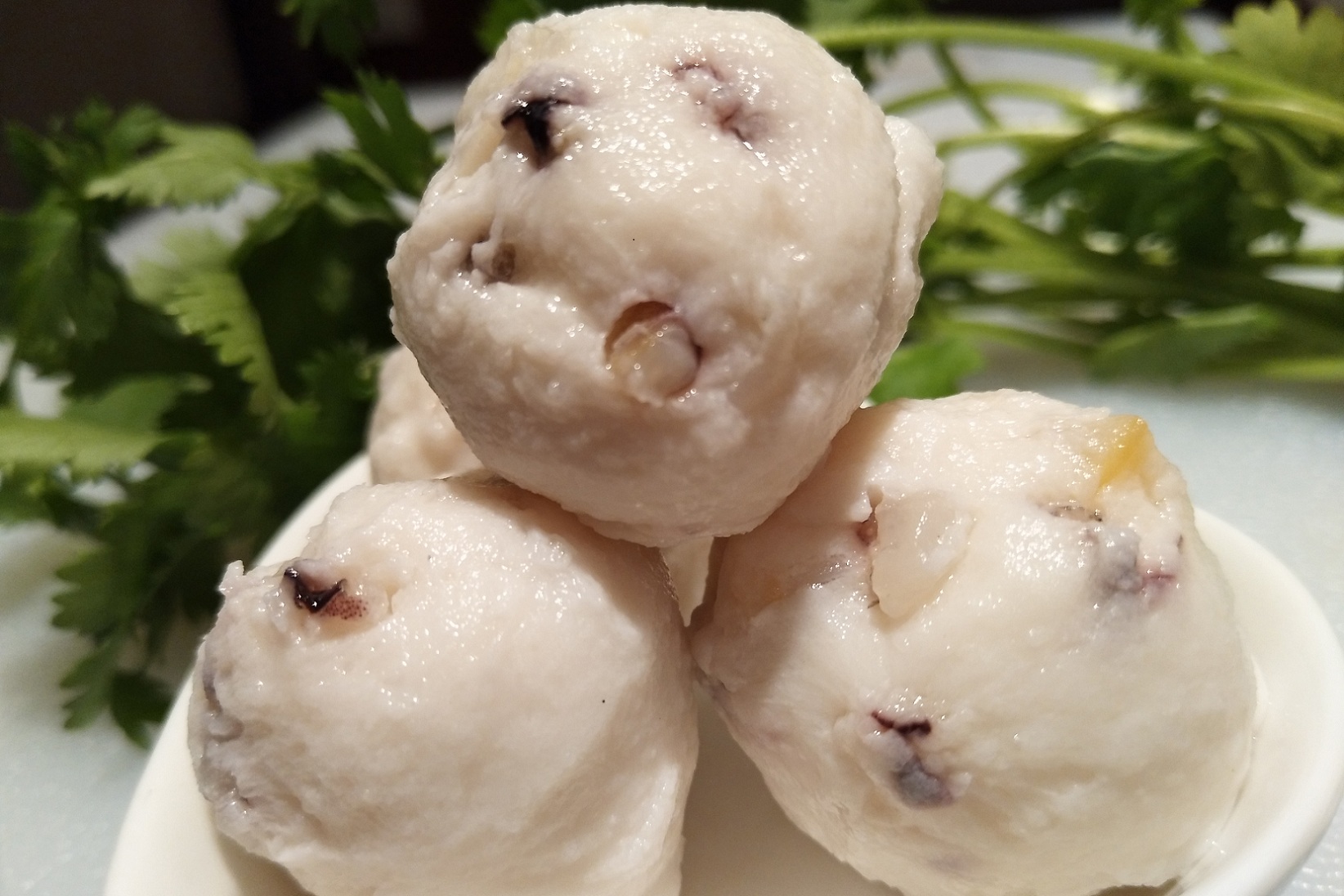 明星(ming xing) 冷冻墨鱼丸 200g 袋装 清真火锅食材 海鲜水产