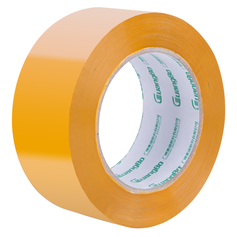 GuangBo Windproof (GuangBo) 6-Roll Pack, 48mm*150y*50μm, 137.1 Meters/roll, Yellow Packing Tape, Office Supplies, FX-74
