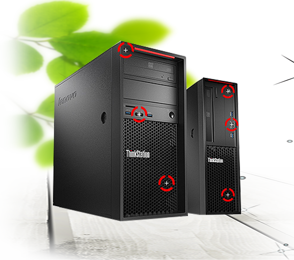 联想(thinkstation) p300 高性能计算pc 图形工作站主机 至强四核e3