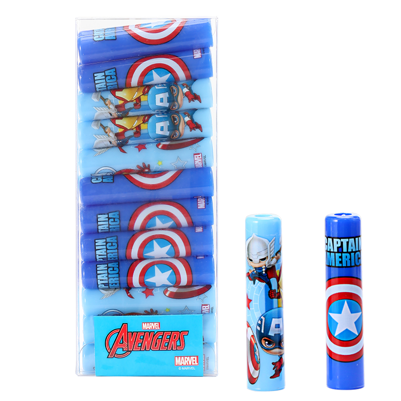 Disney Pencil Caps, 24-Pack, Pencil Extenders/pencil Grips/pencil Covers, Tip Protectors to Prevent Dirt in Pencil Cases, Boys' And Children's School Supplies, Marvel
