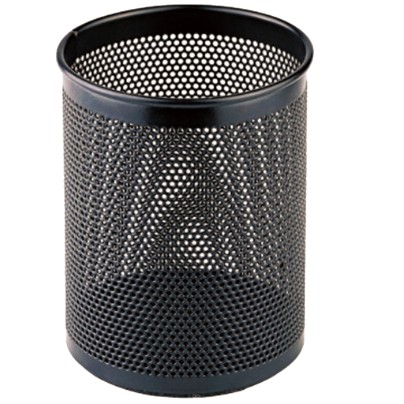 COMIX Pen Holder, Metal Mesh Round Shape, Black B2002