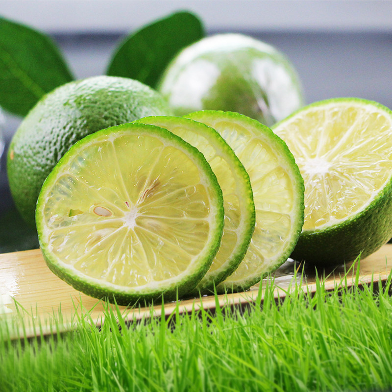 京鲜生 海南大青柠/青柠檬 8粒 单果70-100g  生鲜水果 
