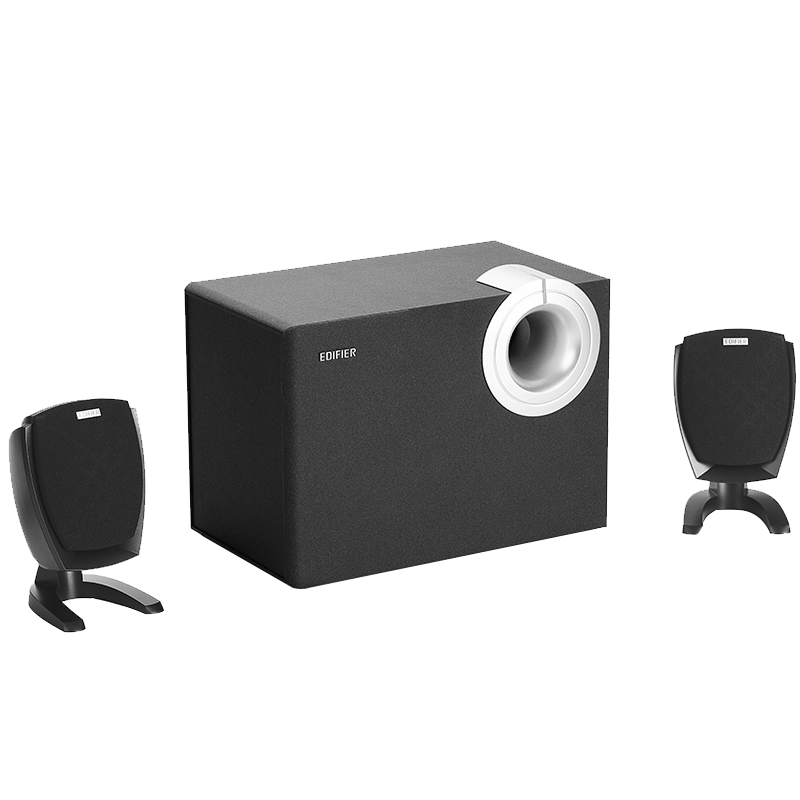 EDIFIER R201T06 2.1 Channel Computer Speakers, Desktop And Laptop Speakers, Gaming Speakers, Black