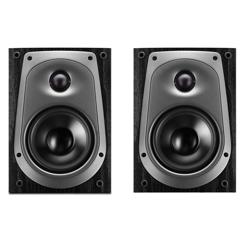 HiVi D50R Speaker, Home Theater Surround Sound System, Wooden HIFI/Audiophile/High-Fidelity Speaker Can Be Used As A Bookshelf, Requires Amplifier