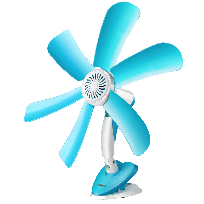 HANASS Mini Fan Quiet Office Dormitory Clip-On Fan Student Bedside Hanging Fan Six-Blade Home Desktop Electric Fan Back-To MSE 690J Housewarming Birthday Gift for Men Women Students