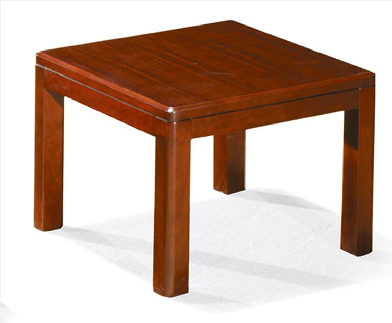 华旦 办公家具实木胡桃色茶几方形茶几  ZM-6601-京东