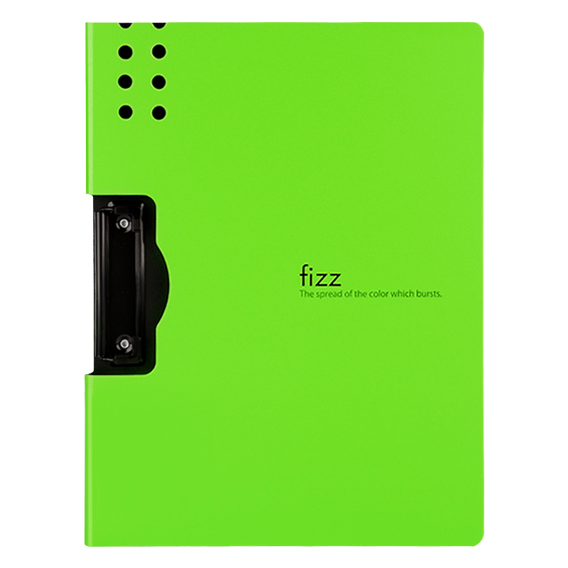 Fizz High-Quality A4 Landscape Folding Clipboard, Conference Folder, Thickened Hard File Folder/exam Paper Organizer/office Supplies/poem Recitation Contract Clipboard, Green A6380