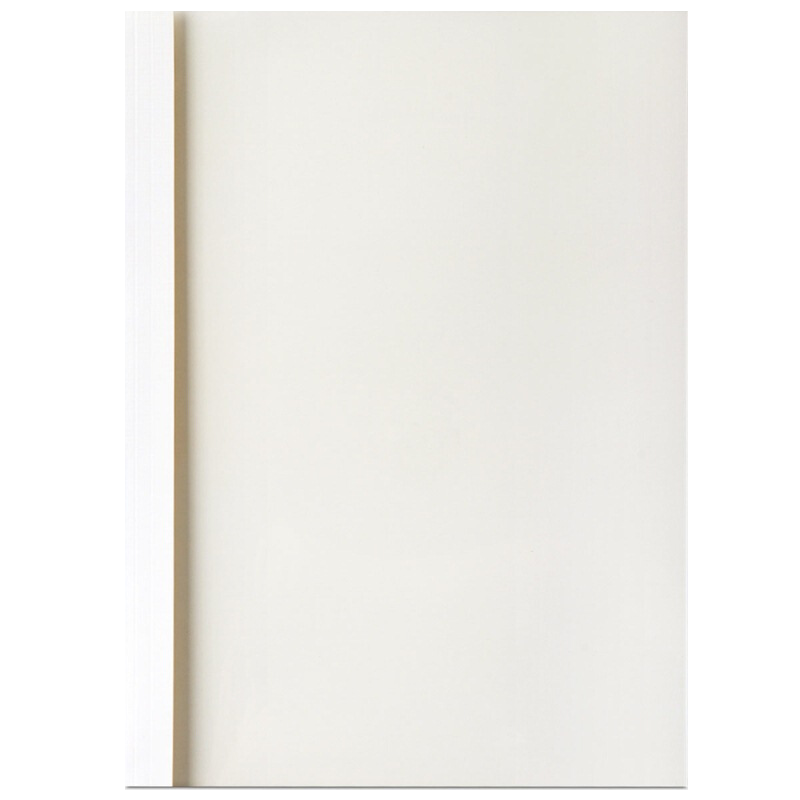Deli 3869 Thermal Binding Covers, Specialized for Thermal Binding Machines, A4/8mm (Pack of 10)