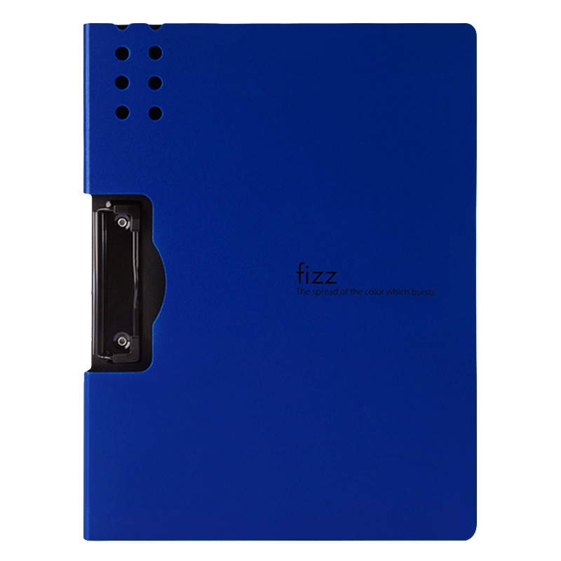 Fizz File Folder A4 Board Folder Horizontal Thickened Version/colored File Folder/office Supplies/student Stationery Deep Blue A6380