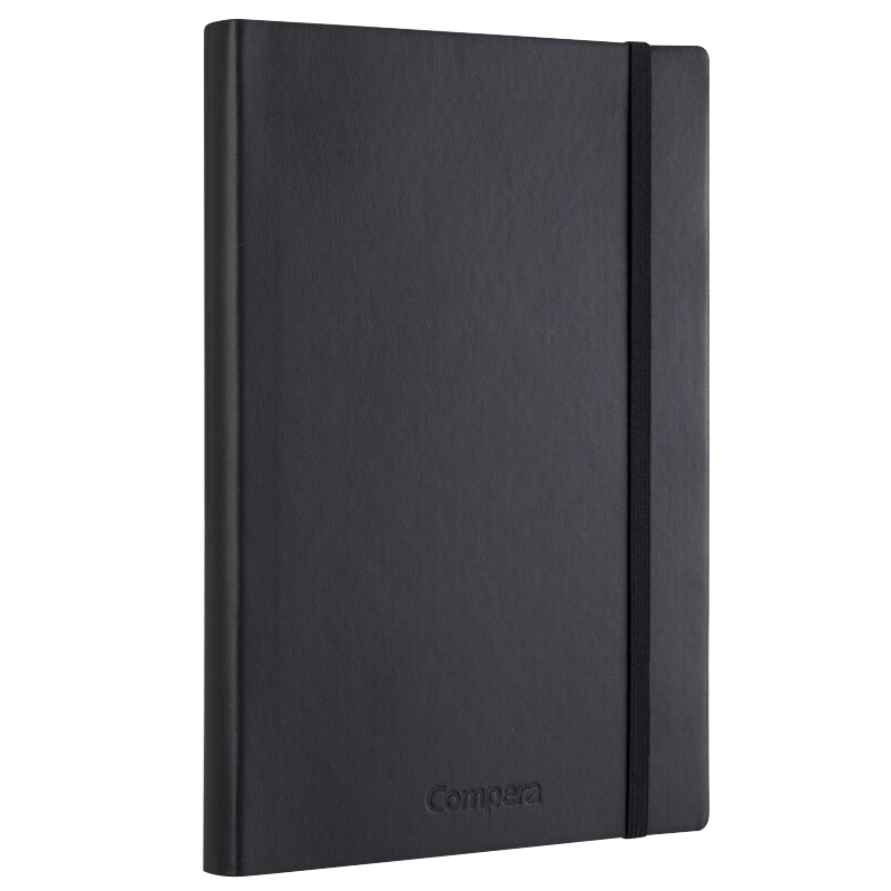 COMIX B5 152-Sheet Business Leather Notebook, Journal, Diary, Office Elite Series, Black C8001EC509, Randomly Shipped, Waterproof, Dirt-Resistant, Back-To Essential for Students