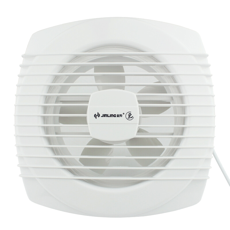JINLING Window Exhaust Fan, Kitchen Bathroom Wall Ventilation Fan, Bathroom Exhaust Fan, Powerful Air Extractor, 8-Inch APC20-3