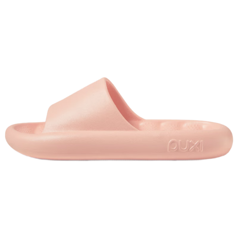 Puxi Bathroom Leak-proof Slippers Quick-dry Hollow Soft Sole Shower Slippers for Women and Men Pink Size 36-37