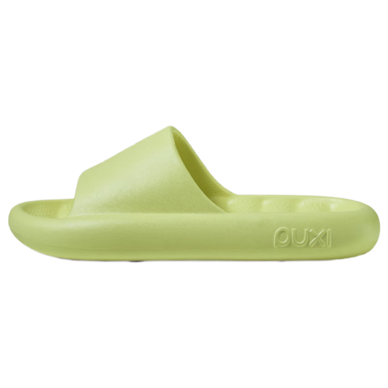 Puxi Bathroom Leak-Proof Slippers Quick-Dry Hollow Soft Sole Shower Sandals for Women and Men Mint Green Size 36-37