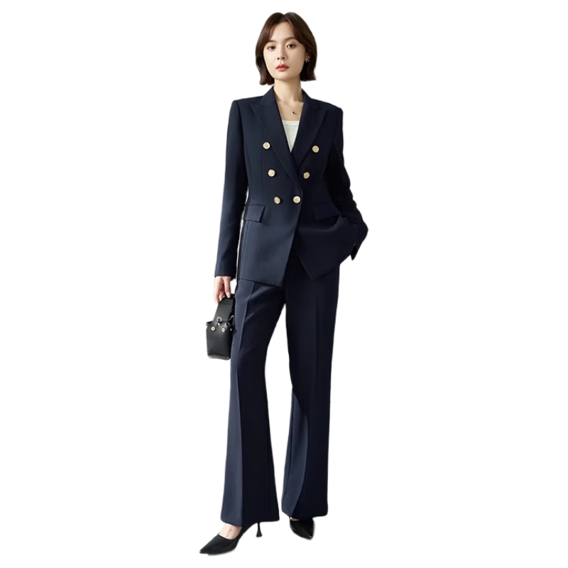 Miss Bird Women's Suit Set Professional Interview Formal High-End Workplace Petite Blazer Set