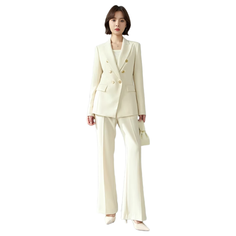 Miss Bird Women's Suit Set Professional Interview Formal High-End Workplace Petite Blazer Set