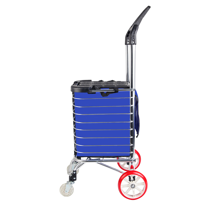 Xinyue Changhui Aluminum Alloy Folding Shopping Cart Trolley Supermarket Small Cart Luggage Cart Towing Cart F2016-9
