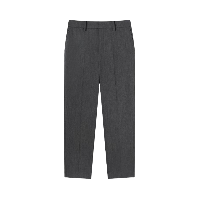 JD Jingzao Women's Dress Pants 2026 Spring New Slim Fit Casual Loose Straight Leg Four-Way Stretch Gray M