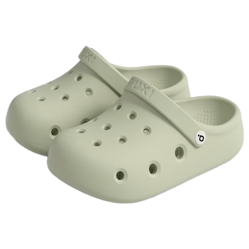 Poxi Children's Perforated Shoes for Girls And Boys, Summer Non-Slip Home Use Mint Mambo 27-28 (190mm)