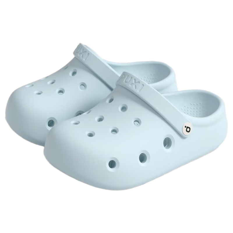 Puxi Kids Clog Shoes Boys Girls Summer Non-Slip Home Wear Large Children Baby Water Blue Size 30-31 (200mm)