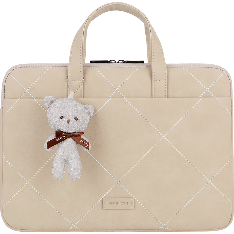 BRINCH Laptop Bag for Women, 14/15 Inch Business Commute Simple Style Suitable for Apple Huawei Laptops