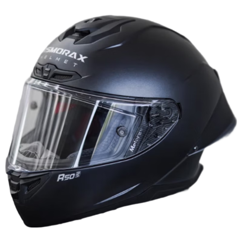 MOTORAX R50S PRO Motorcycle Helmet Unisex Floral Design Large Spoiler Full Face Four Seasons Universal Graphite Black L