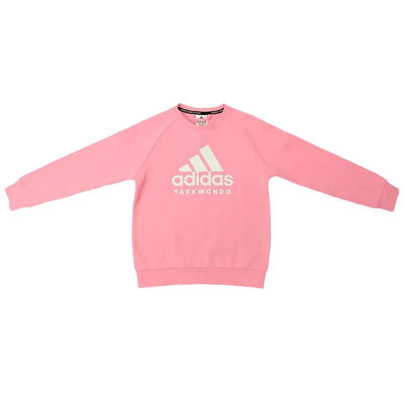 Adidas Children's Wear, Autumn And Winter Inner Layer Sweatshirt Pullover, Long-Sleeve Top ADICLTL19K, Pink/white, Size 128