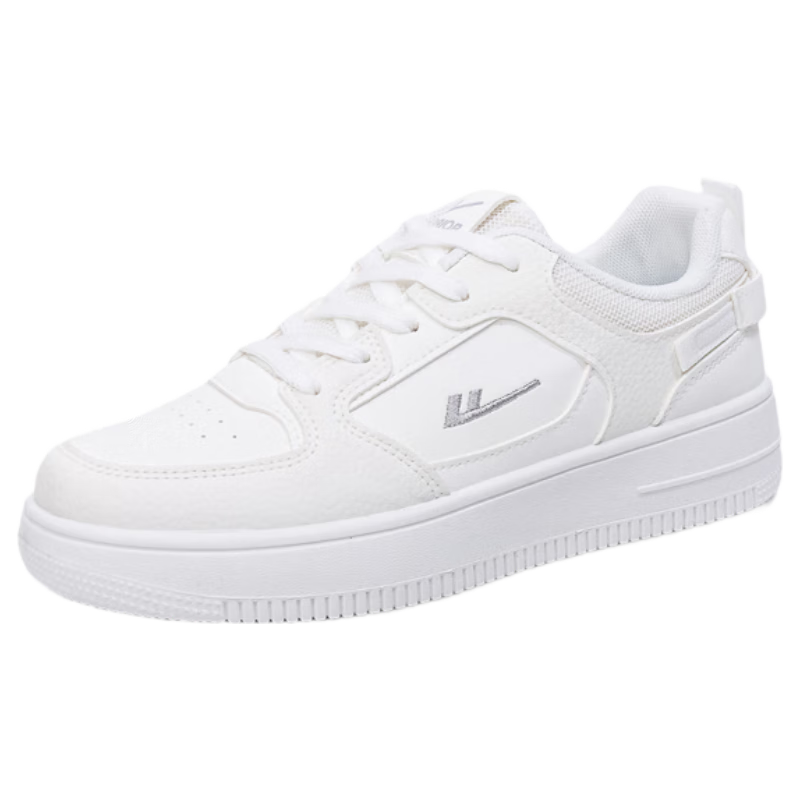 Warrior Official Women's Shoes 2026 Summer Lightweight Soft Sole Breathable Casual Sneakers White Size 36