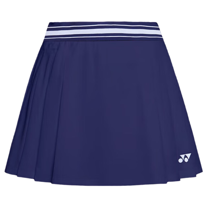YONEX Badminton Skort for Women, Lightweight Quick-Dry Pleated Sports Skirt 220105BCR Navy Blue O