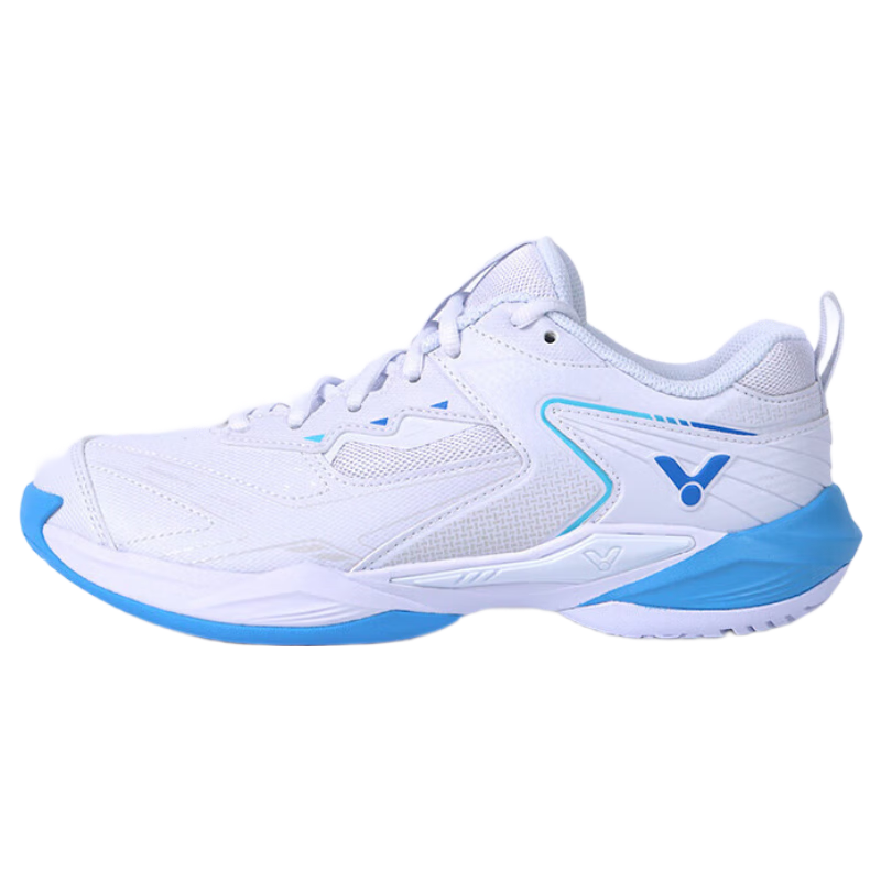 VICTOR P9200NTD Badminton Shoes White Blue Size 44 Shock Absorption Breathable Training Competition