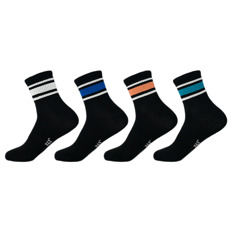 361° Authentic Unisex Anti-Odor Sweat-Absorbing Long Socks Casual Cotton Breathable Sports Versatile Mid-Calf Socks