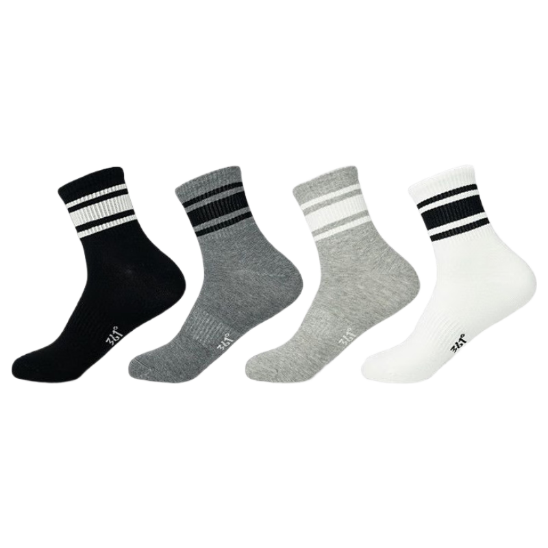 361° Authentic Unisex Anti-Odor Sweat-Absorbing Long Socks Casual Cotton Breathable Sports Mid-Calf Socks