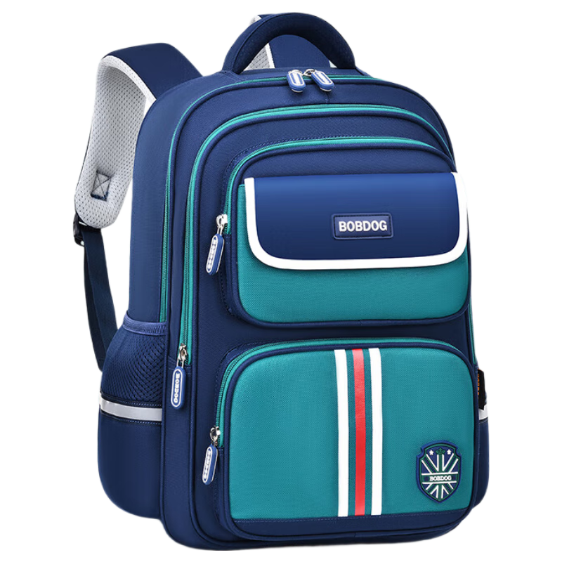BOBDOG Children's School Bag for Grades 1-6, Large Capacity, Reduce Burden, Boys and Girls Primary School Students Backpack