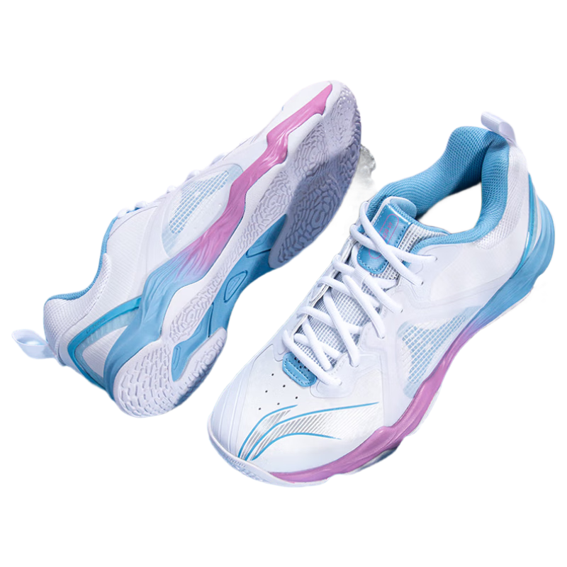 Li-Ning Color-Changing Dragon 6lite, Unisex Couple Style, Competition Badminton Training, Wear-Resistant, Shock-Absorbing, High-Elasticity, Non-Slip Sports Shoes, Sneakers