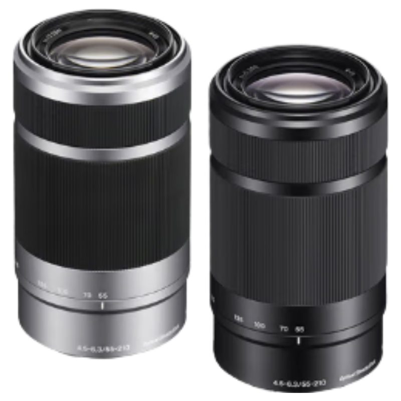 SONY E 55-210mm APS-C Telephoto Zoom Mirrorless Camera Lens, Black E-Mount SEL55210