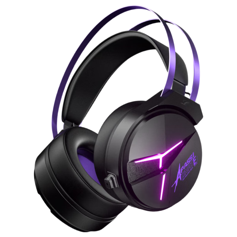 Taidu THS319 Extreme Electric 2.4G Wireless Bluetooth Wired 7.1 Virtual Surround Sound Four-Mode Over-Ear Gaming Headset Black Purple