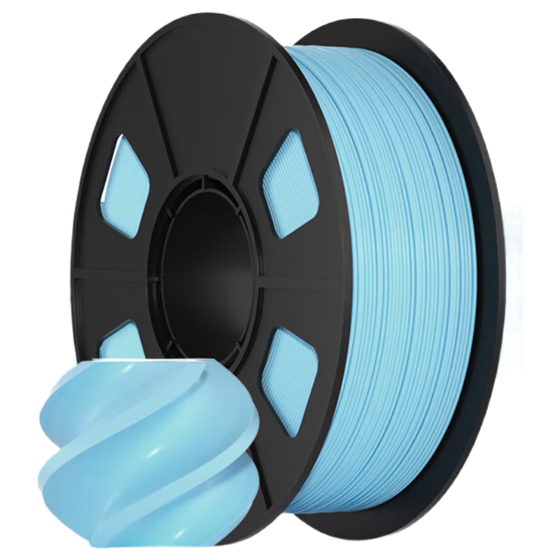 CMYKSUPPLIES 3D Printer Filament PLA Compatible with Tazhu, Creality, Elegoo, Fuzhi, Aurora, DIY Mini Drawing Pen Filament Mint Blue 1kg