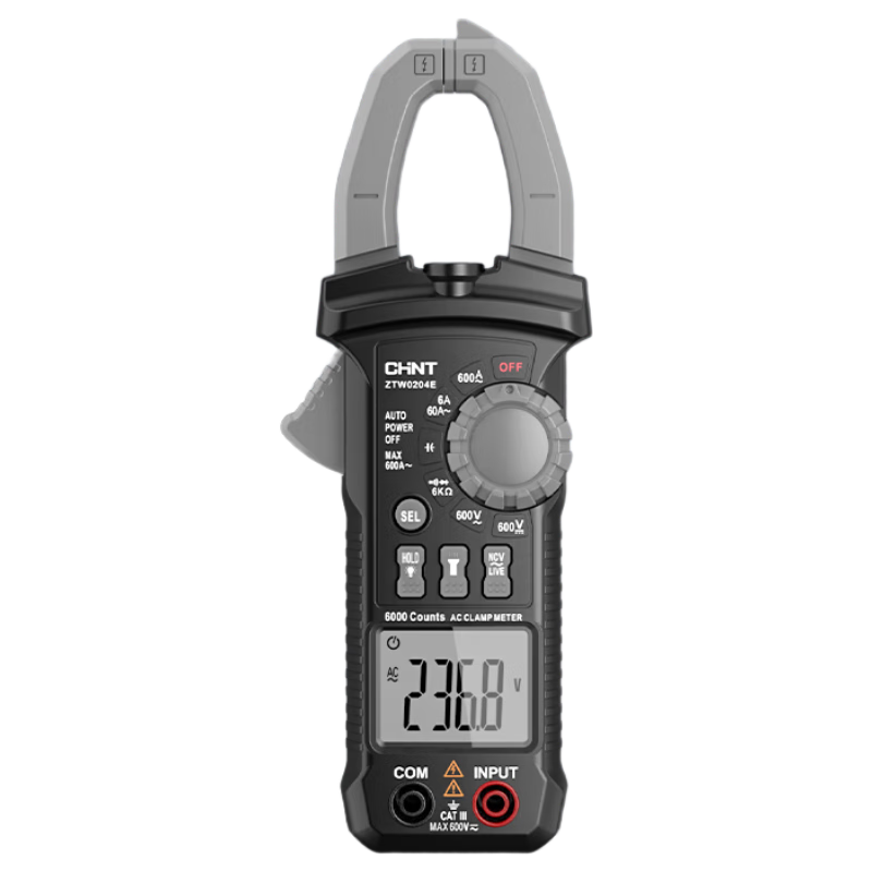 CHNT Clamp Meter Fully Automatic Intelligent Digital High-Precision Clamp Multimeter Current Meter Professional Electrician Universal Tester 04E