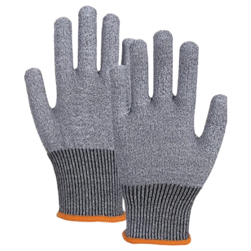 Shoudun Cut-Resistant Gloves Work Safety Level 5 Anti-Puncture Stainless Steel Wire Gloves Non-Slip Wear-Resistant Thickened Breathable Protective Gloves for Fish Cleaning Steel Wire Version 1 Pair Si