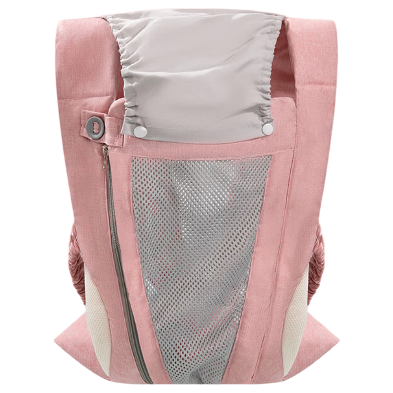 COOKSS Baby Carrier, Front-Facing Infant Backpack, Simple Pure Cotton Breathable Design for Ages 0-3 Years Old, Pink
