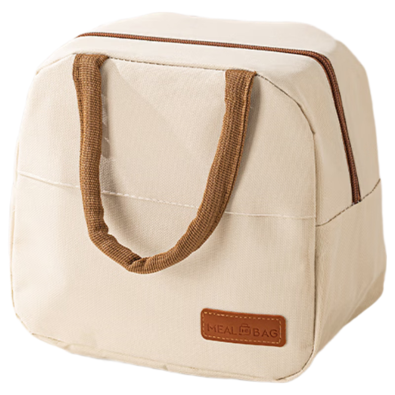 Carrot Insulated Lunch Box Tote Bag Portable Thickened Aluminum Foil Lunch Bag for Students and Office Workers
