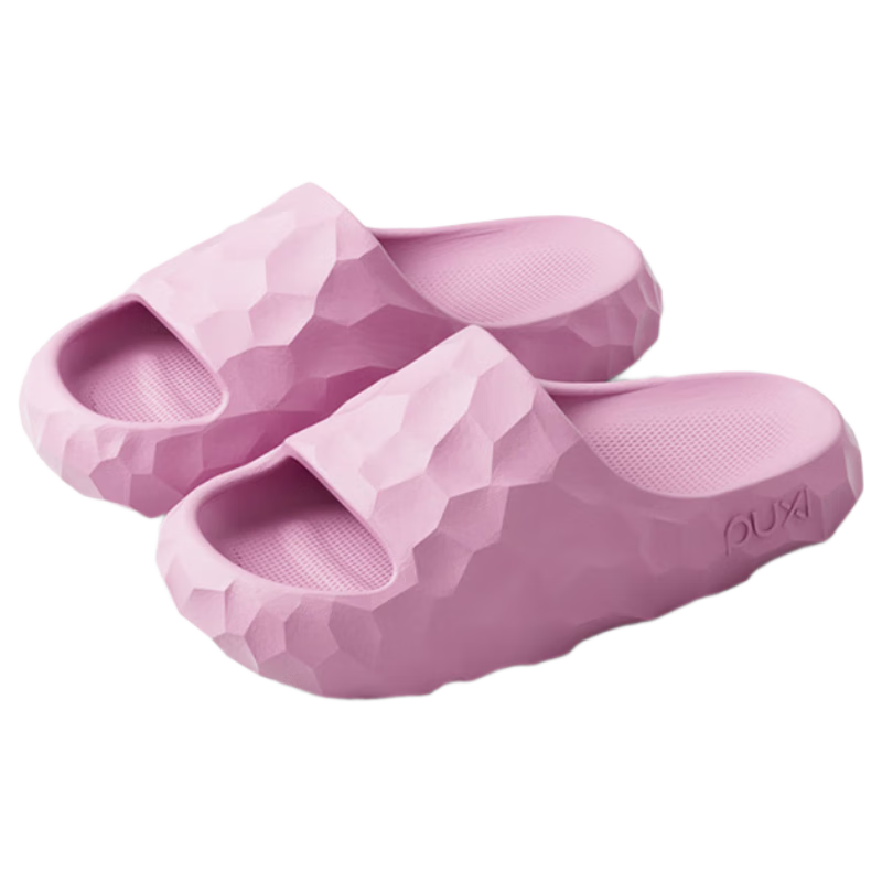 Puxi New Women's EVA Indoor Non-Slip Slippers Soft Silent Couple Misty Purple Size 38-39