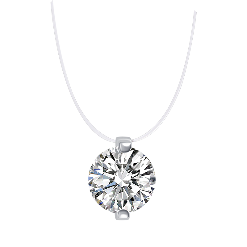 AGATHA Mermaid Tear Necklace for Women, New Year Birthday Gift for Girlfriend Or Best Friend, Elegant Collarbone Chai