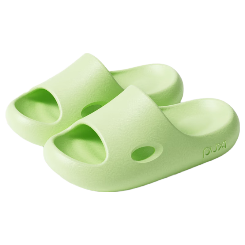 Puxi Summer Kids Slippers Cute Soft Elastic Non-Slip Comfortable Home Sandals Mint Green 32-33 (220mm)