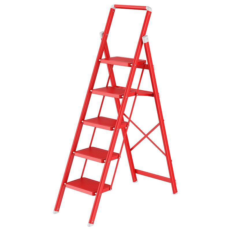 Kentai Folding Ladder for Home Use, Multi-Functional Indoor Step Stool, Portable Engineering Ladder F1-HON5
