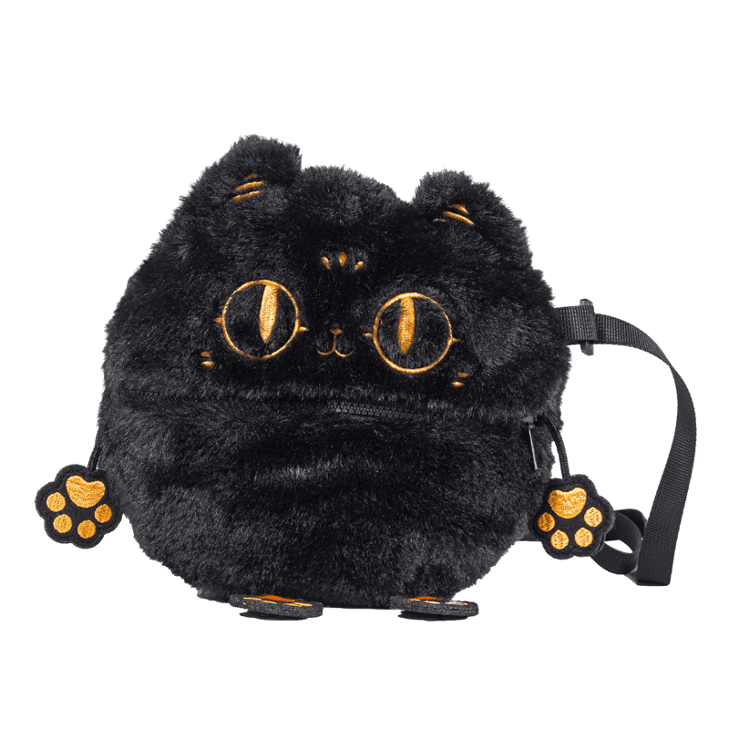 Dayingbowuguan Anderson Cat Bag, Women's Cute Cat Plush Phone Bag, Crossbody Bag, Birthday Gift for Girls