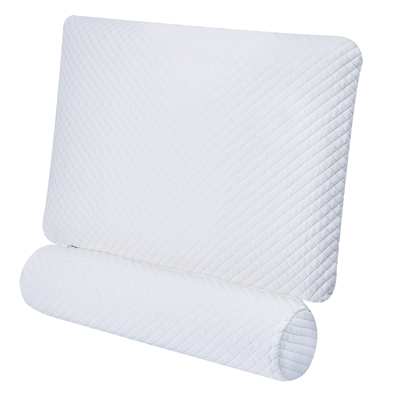 Aeromax Memory Foam Cervical Pillow for Neck Support, Cervical Spondylosis Treatment, Adult Sleeping Pillow, Detachable Traction Round Pillow