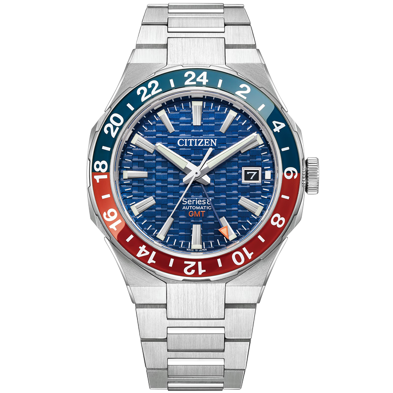 CITIZEN Series 8 Men's Automatic Mechanical Watch Blue Dial Steel Strap NB6030-59L Father's Day Gift