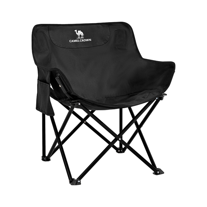 CAMEL Outdoor Refined Camping Folding Chair, Fishing Stool, Beach Lounge Chair, Lazy Moon Chair, 1J32265970B